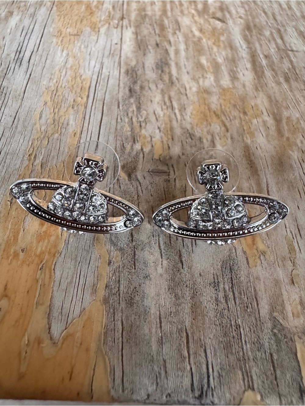 Vivienne Westwood stainless steel silver earrings